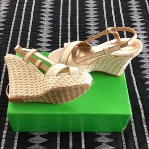 NWOT Lilly Pulitzer Ashley wedge canvas